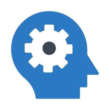 beyin ayarı glif renk simgesi