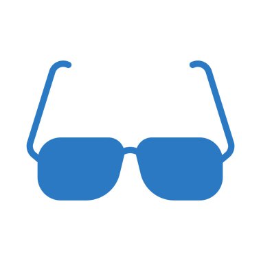 gözlük glif renk simgesi