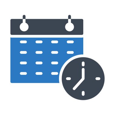 Son Tarih glif renk simgesi