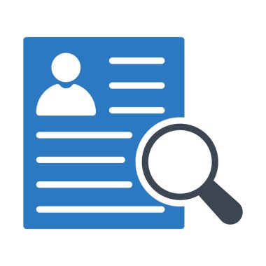 İşe Alım glif renk simgesi