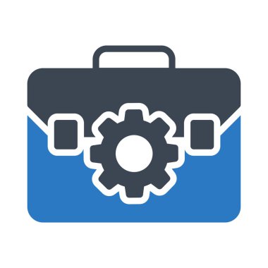 Evrak Çantası'nı glif renk simgesi