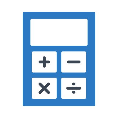 Muhasebe glif renk simgesi