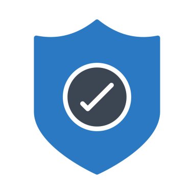 kalkan glif renk simgesi