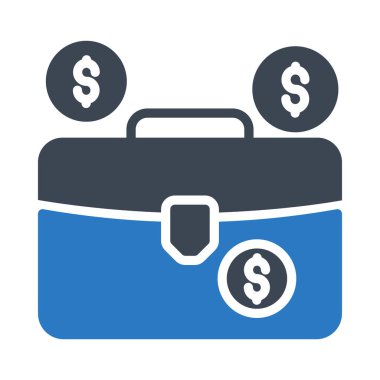 Evrak Çantası'nı glif renk simgesi