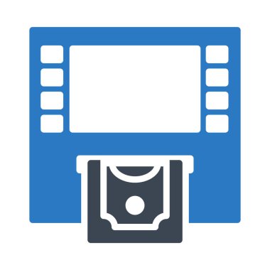 ATM makine glif renk simgesi