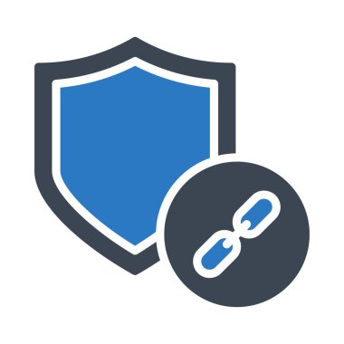 güvenli bağlantı glif renk simgesi