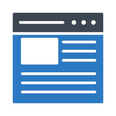 tarayıcı glif renk simgesi