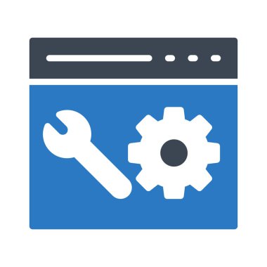 onarım glif renk simgesi