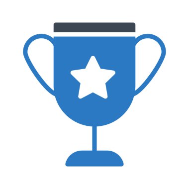 Kupa glif renk simgesi