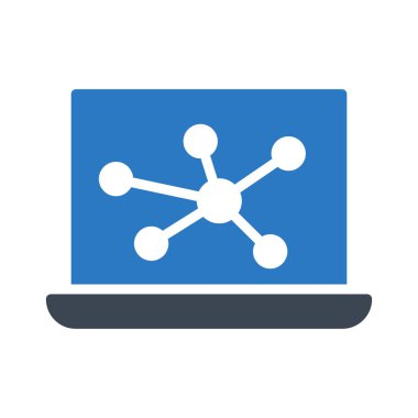 bağlantı glif renk simgesi