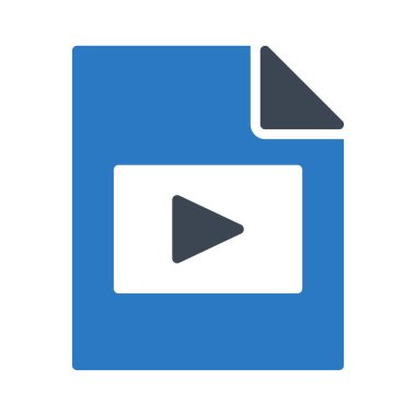 dosya glif renk simgesi