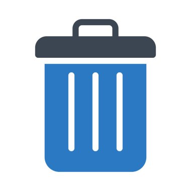  çöp glif renk simgesi