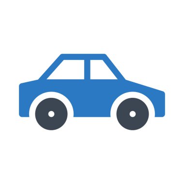 Araba glif renk simgesi