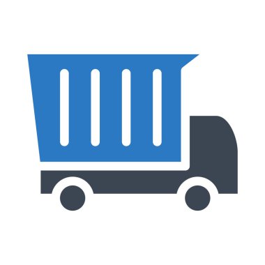 kamyon glif renk simgesi