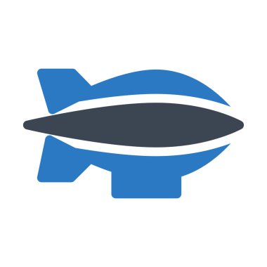 yabancı gemi glif renk simgesi 