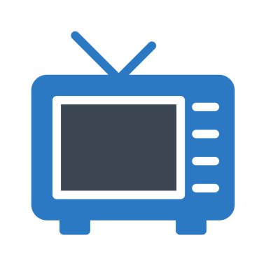 televizyon glif renk simgesi