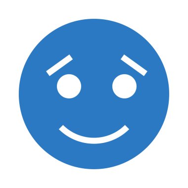 üzgün yüz glif renk simgesi