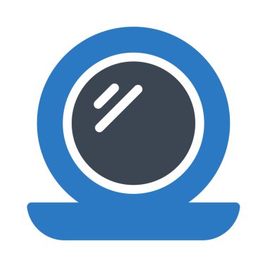 Makyaj glif renk simgesi 