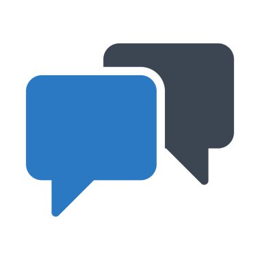 kabarcık sohbet glif renk simgesi