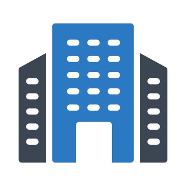 Emlak glif renk simgesi 