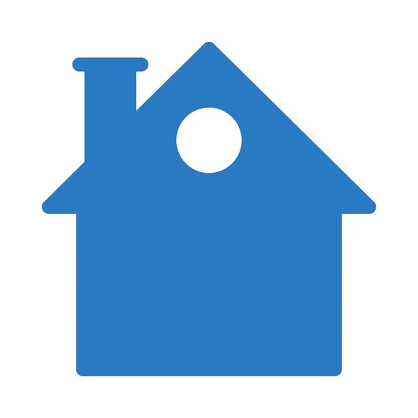 Home Glyph Color Icon — Stock Vector