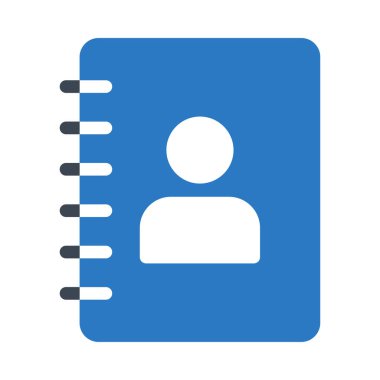 iletişim kitap glif renk simgesi 