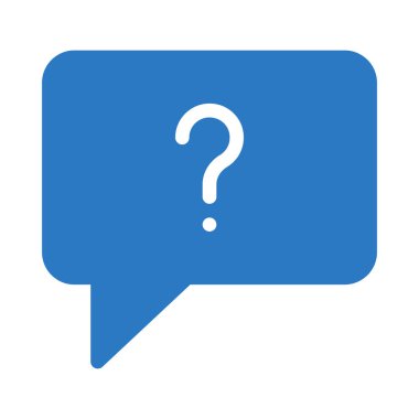 yardım sohbet glif renk simgesi