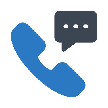 görüşme glif renk simgesi