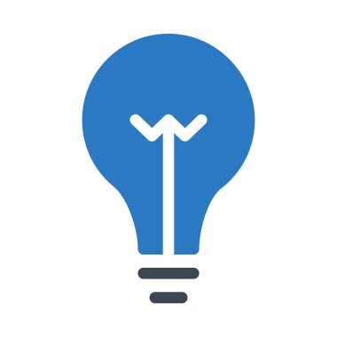 fikir glif renk simgesi 