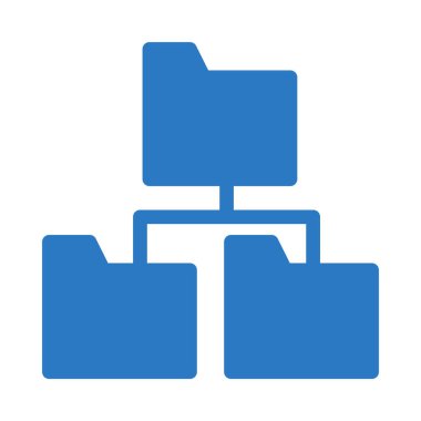 klasör bağlantı glif renk simgesi