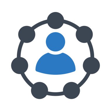 hesap bağlantı glif renk simgesi