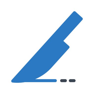 bıçak glif renk simgesi