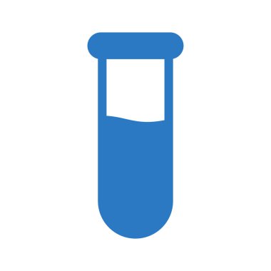 test tüpü glif renk simgesi