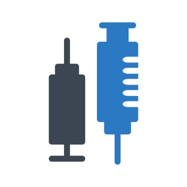 aşı glif renk simgesi