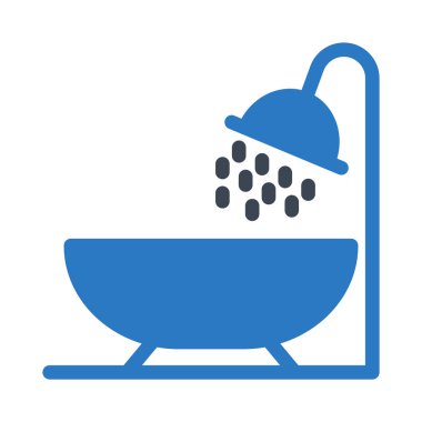 küvet glif renk simgesi