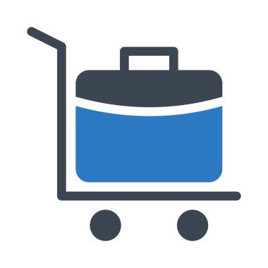 arabası glif renk simgesi