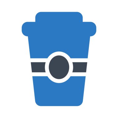 çay glif renk simgesi