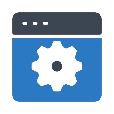 tarayıcı ayarı glif renk simgesi