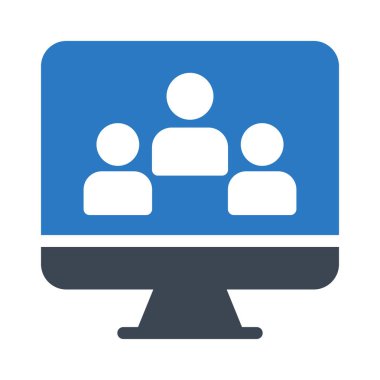 takım glif renk simgesi