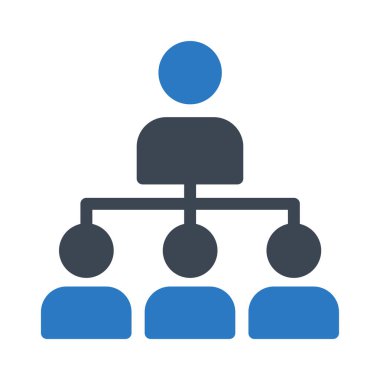 Kullanıcı bağlantı glif renk simgesi