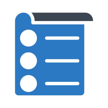 Menü glif renk simgesi