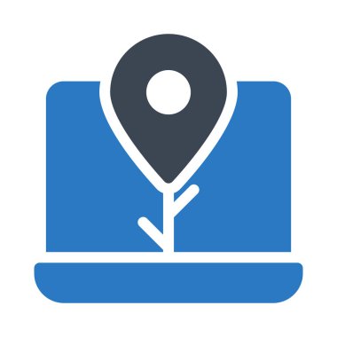 Online konum glif renk simgesi