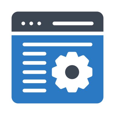 tarayıcı ayarı glif renk simgesi