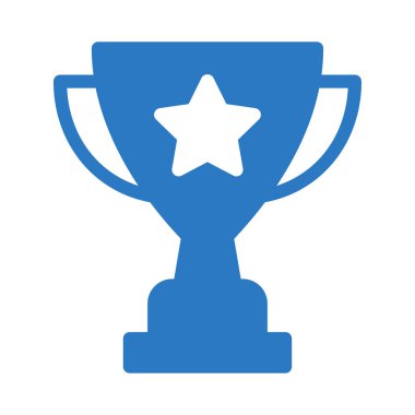 Kupa glif renk simgesi