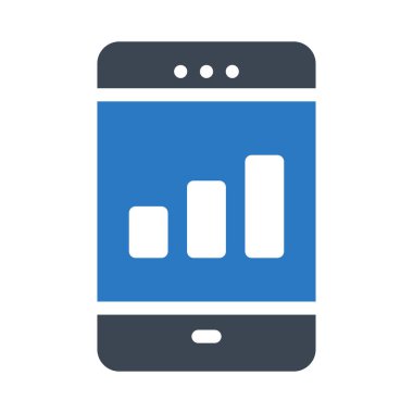 Online grafik glif renk simgesi