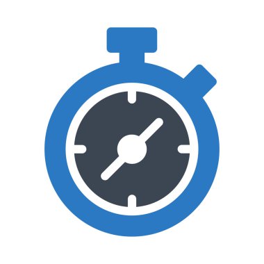 Zamanlayıcı glif renk simgesi