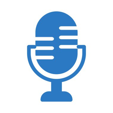 mikrofon glif renk simgesi