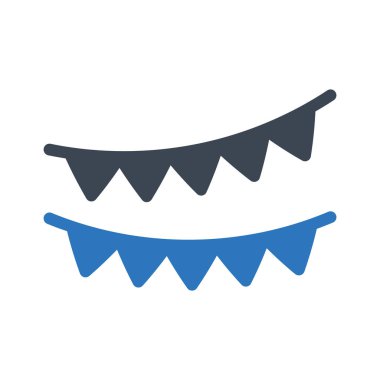  Dekorasyon glif renk simgesi