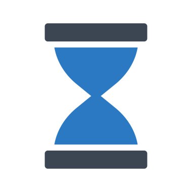 kum saati glif renk simgesi