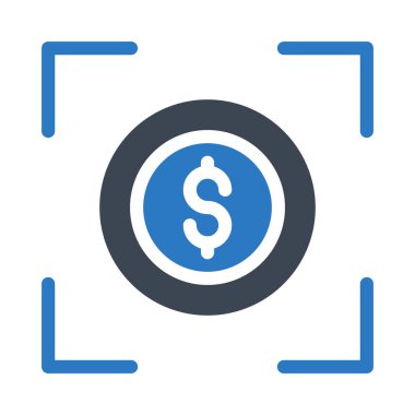 odak para glif renk simgesi